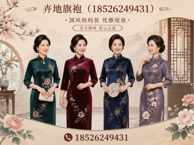 河西区津派旗袍展示图